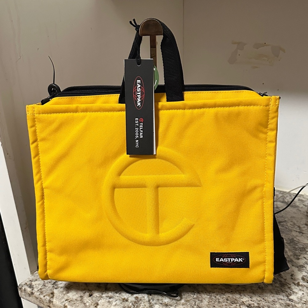 Telfar Yellow Messenger Bag